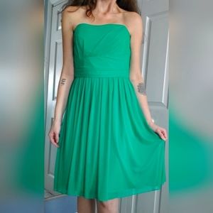 NWT Alfred Sung Formal Strapless Teal Green Short dress - Size 10